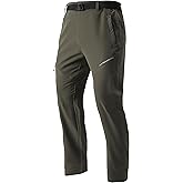 nailiko Men's Lightweight Hiking Pants Quick-Dry Waterproof Outdoor Cargo Pants with Stretchable Waist