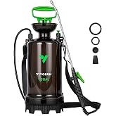 VIVOSUN Pump Sprayer 1.5 Gallon, Leak-Resistant Spray Bottle | with Translucent Tank, Adjustable Mist to Stream, Pressure Relief Valve, for Lawn Care, Watering, Fertilizing, Cleaning