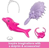 Barbie Mermaid Doll Brooklyn with Pink Hair & Color Change Water Accessory view 5