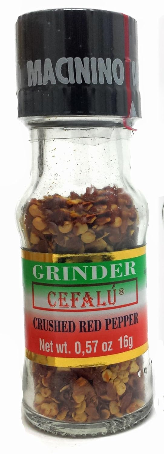 Cefalu Crushed Red Pepper Grinder (Pack of 3) Grocery