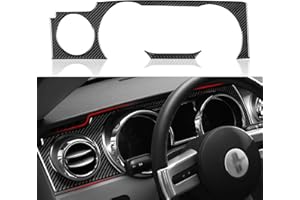 MYDDL Car Speedometer Surround Sticker Carbon Fiber Interior Cover for Ford Mustang 2005 2006 2007 2008 2009 Decal Accessories