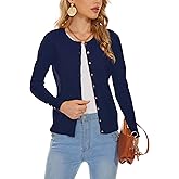 Spicy Sandia Womens Cardigan Sweaters Lightweight Button Up Crewneck Dressy Casual Trendy Spring Sweater Jackets