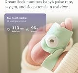Owlet Dream Bundle 2 Smart Baby Monitor Sock Cam HD WiFi Video Pulse O2 Mint view 2