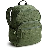 Vera Bradley Women's Performance Twill Large Bancroft Backpack, Bronze Green, One Size