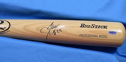 jim thome autographed bat