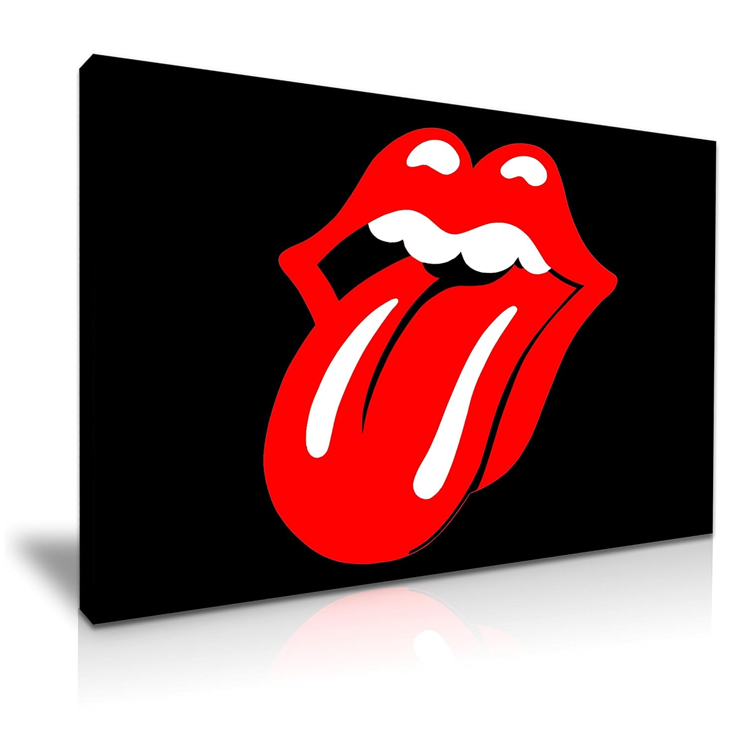 Rolling Stones Canvas Wall Art Picture Print 76cmx50cm Amazon.co.uk Kitchen & Home