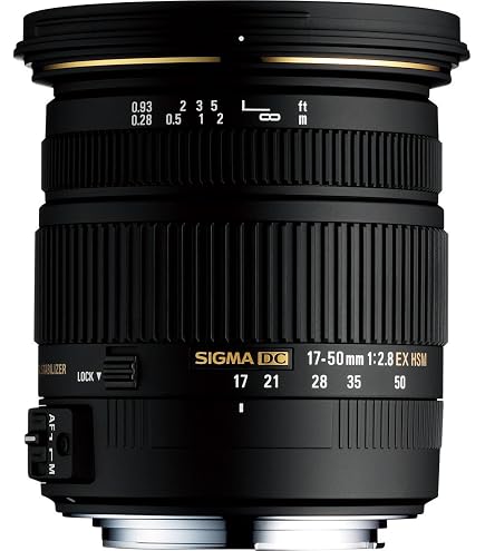 Amazon.com : Sigma 17-50mm f/2.8 EX DC OS HSM FLD Large Aperture 