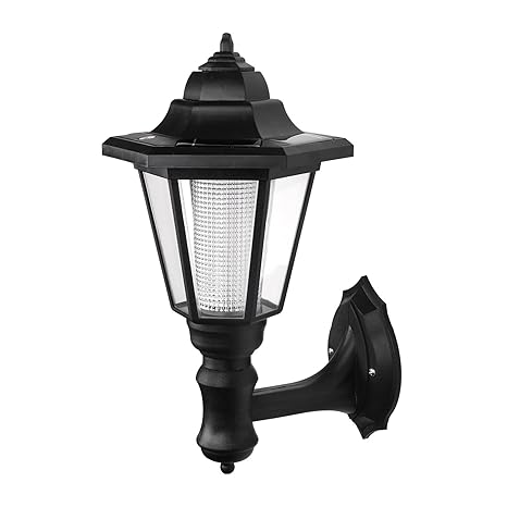 Amazon Com Onever Solar Vintage Wall Lamp Outdoor Led Hexagonal