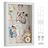 SONGMICS Shadow Box Frame, 1.3-Inch Deep Memory