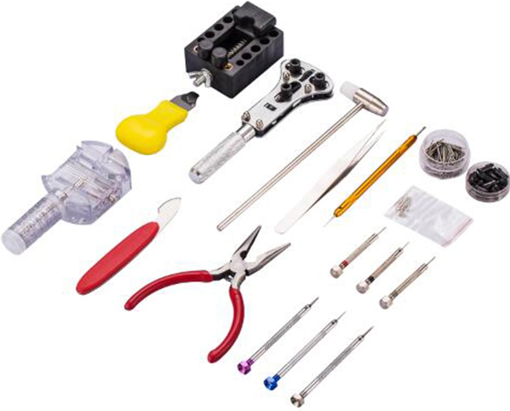 GreenTreen Watch Tool Pocket Watchmaker Repair Set Watch Tool Case Opener in nlyon Bag Watch Tool