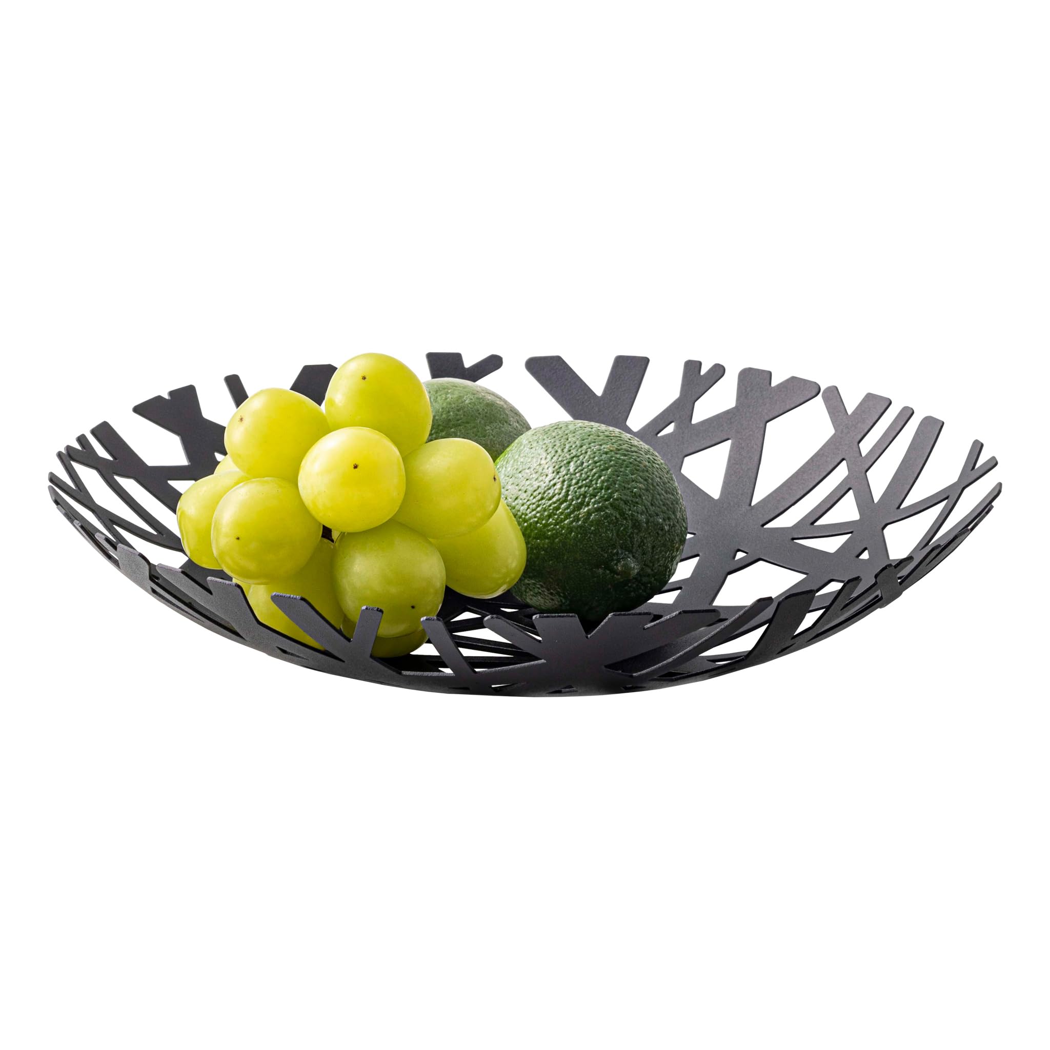 Yamazaki Fruit Bowl, Metal, Black, One size, 2498