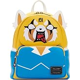 Loungefly Sanrio Aggretsuko Two Face Mini Backpack, Two Face