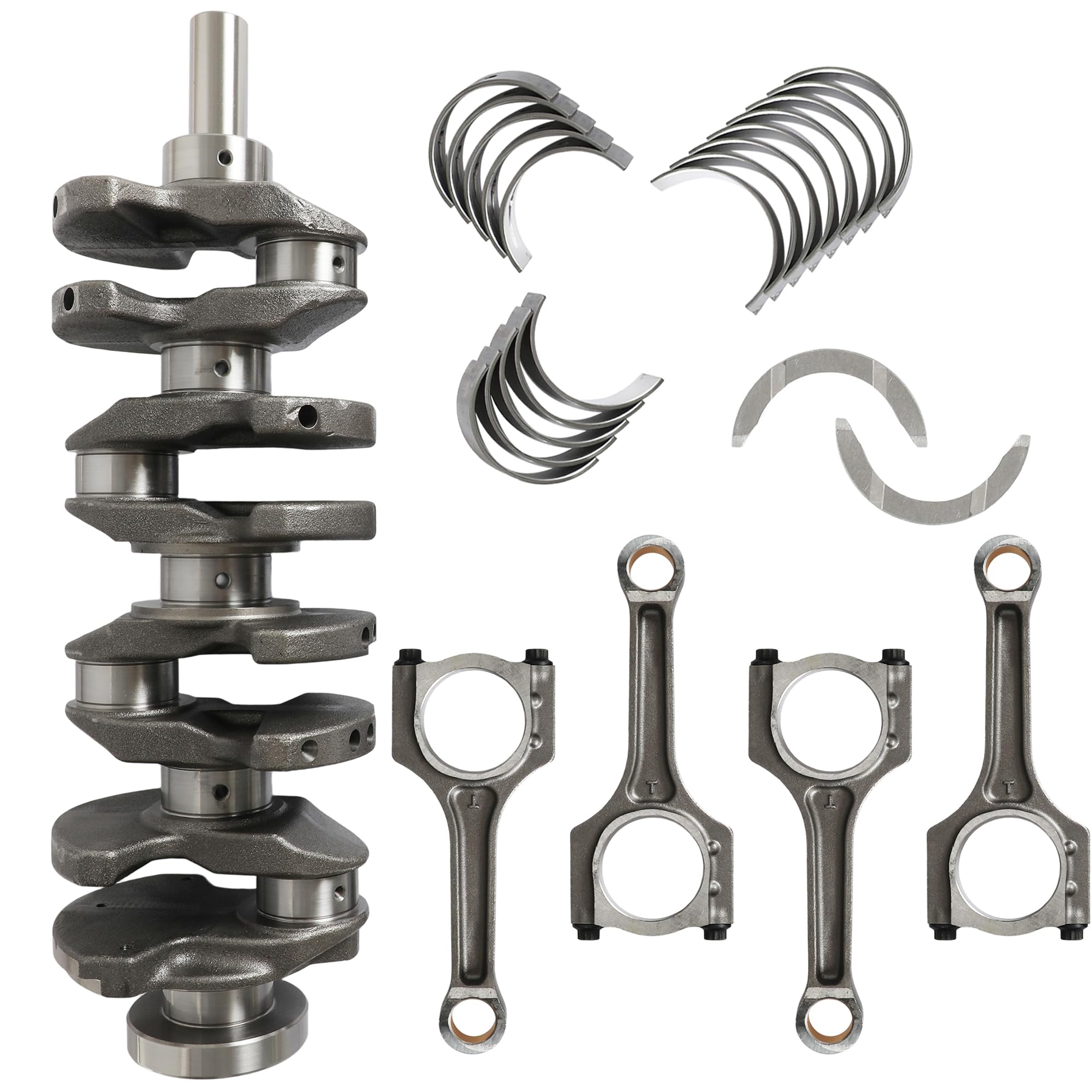 Photo 1 of G4KH Engine Crankshaft Connecting Rod with Bearing Kit Fit for Hyundai Sonata Genesis Coupe Kia Optima Sportage 2.0L 2011-2015 23111-2G400 23510-2G440 21020-25100 21020-2G000