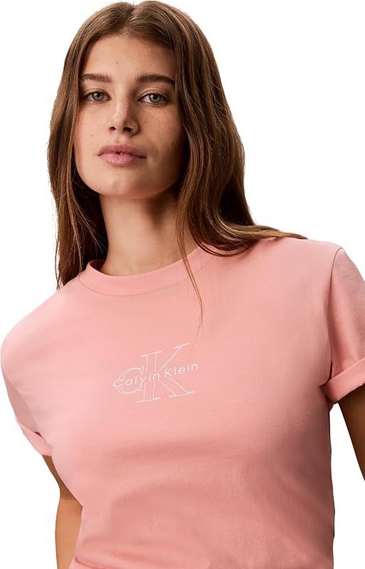 T-Shirt SS Classic Seasonal Monologo LV047G831G pour Femme, Rouge (Rouge Clair), XS