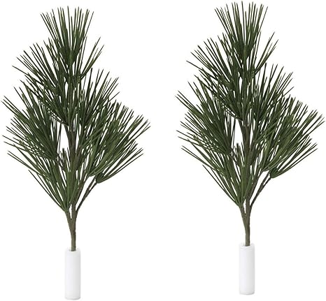 Amazon 人工観葉植物 高野マキ２本セットｎ 光触媒加工なし 人工観葉植物 オンライン通販