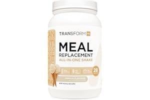 TransformHQ Meal Replacement Shake Powder 28 Servings (Vanilla) - Gluten Free, Non-GMO
