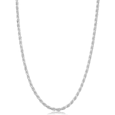 Sterling Silver Diamond-cut Rope Chain Nigeria Ubuy