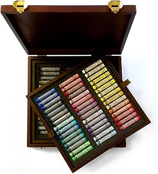 CAJA MADERA 90 PASTELES REMBRANDT: Amazon.es: Juguetes y juegos