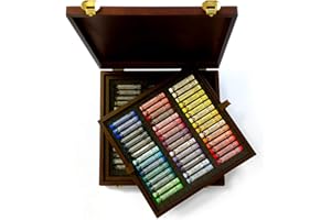 SOFT PASTELS WOODEN BOX OF 90 LANDSCAPE