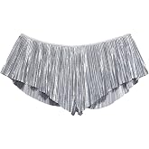 Savage X Fenty Womens Pleated Lame Short