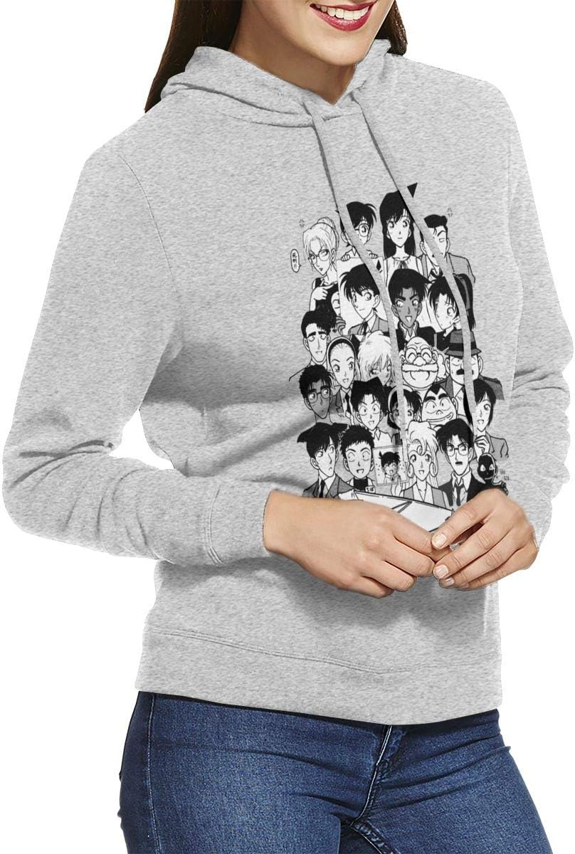 Womens Detective Conan Cut Durable Pocketless Sweaters for Home