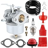 Carbhub 640052 Carburetor for Tecumseh 640349 640054 640058 640058A HMSK80 HMSK85 HMSK90 HMSK100 HSMK110 LH318A LH358SA 8HP 9