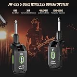 JOYO 5.8GHz Wireless Guitar System JW-02S 4 Channels 6h Battery 20m view 2