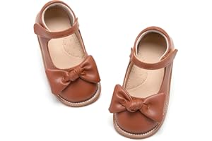 Flaryzone Toddler Little Girl Mary Jane School Uniform Oxfords Flat Dress Shoes