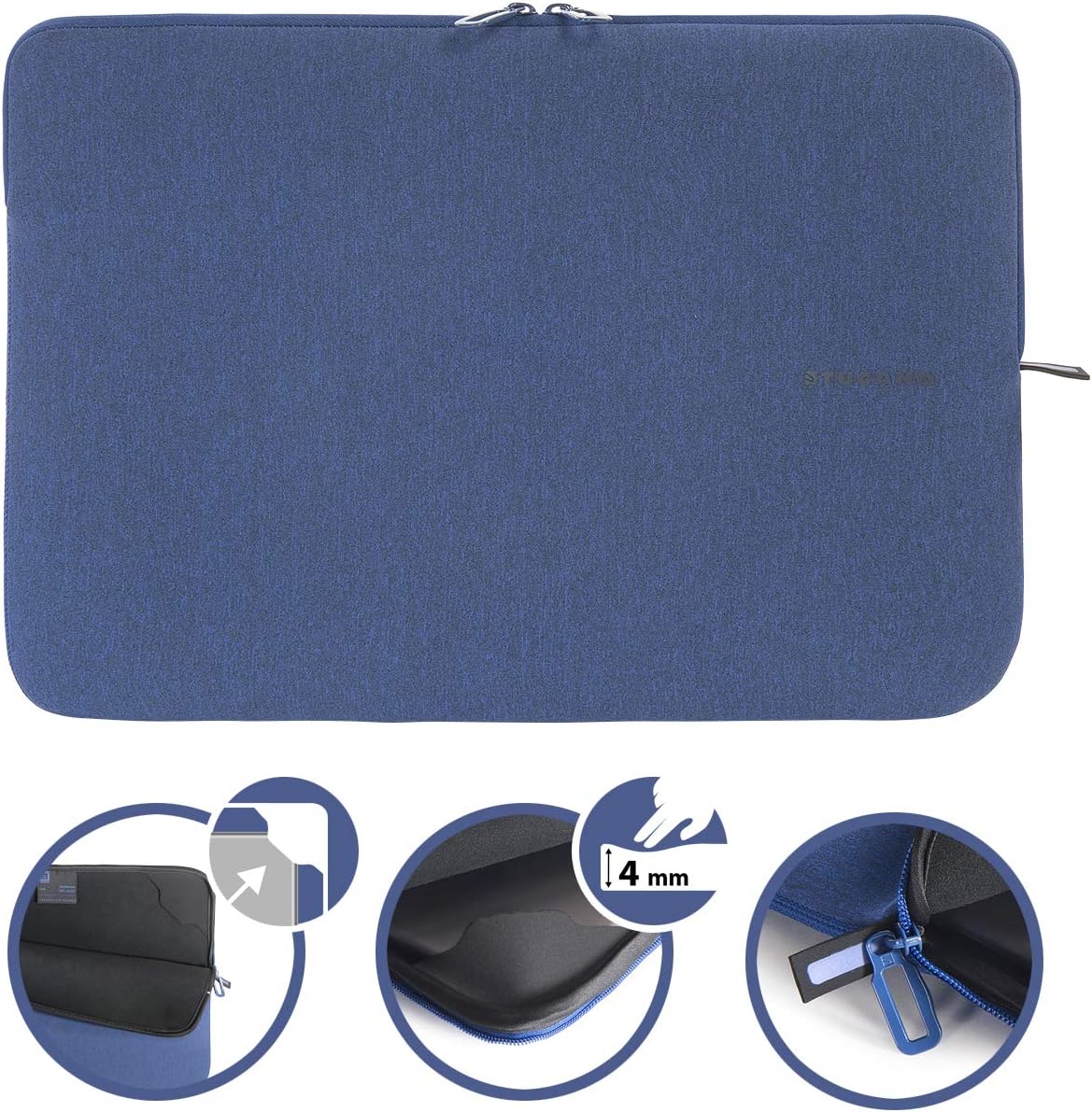 Tucano BFM1516 B Second Skin 15-16 "Neoprene Laptop Sleeve (15 to 16 inch - Blue - Image 3
