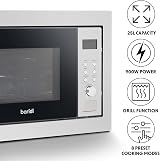 Dellonda Baridi 25L Integrated Microwave Oven with Grill 900W Stainless Steel view 3
