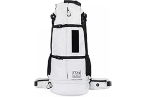 K9 Sport Sack Knavigate - Large, Lunar Rock - Ideal for Dogs with 20-22” Back Length - Adjustable, Backpack-Style Carrier wit