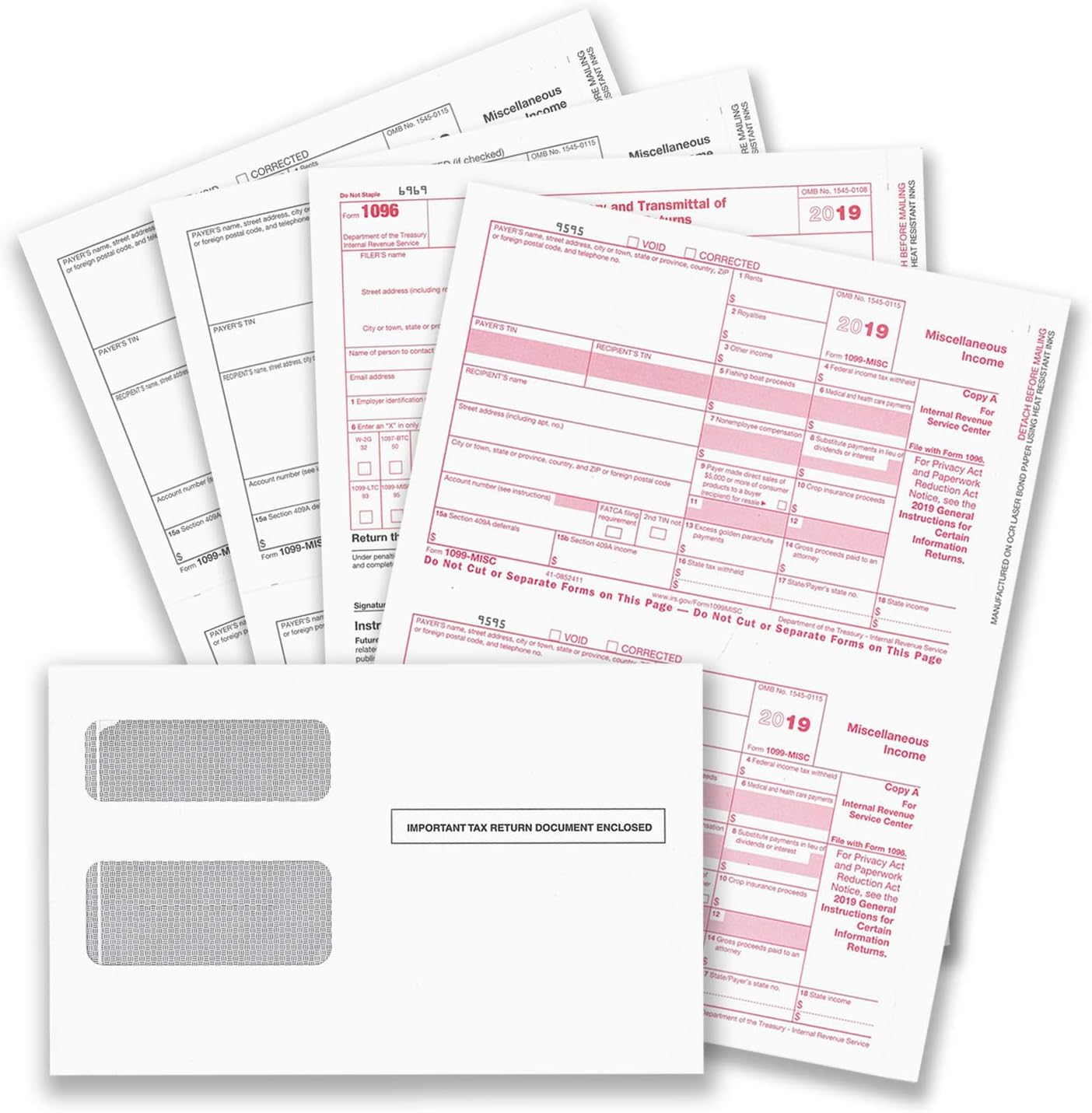 Timeless Classic 1099 Misc Forms For 19 4 Part Tax Forms Vendor Kit Of 25 Laser Forms And 25 Self Seal Envelopes Forms Designed For Quickbooks And Other Accounting Software Office Products Zero Profit Hiphopshop Si