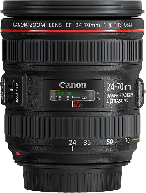 EF 24-70mm f/2.8L II USM - Objetivo para Canon (Distancia Focal 24-70mm, Apertura f/2.8-22, Zoom óptico 3X,diámetro: 82mm) Negro