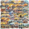 Off-Roader SUV Stickers |50Pcs Outdoor Travel Waterproof Vinyl Decals for Bike Water Bottles Laptop Bicycle Refrigerator Cup Luggage Computer Mobile Phone Skateboard