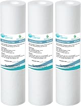 AquaHouse 3X 10" Sediment Water Filter Cartridge 1 Micron RO Water Fed Pole view 1