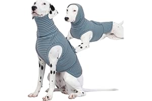 ROZKITCH Calming Hoodie for Dogs, Dog Sweatshirts for Medium Dogs with Hoodie Soft Ears Cover Wrap, Anti Itch Pet Shirt for F