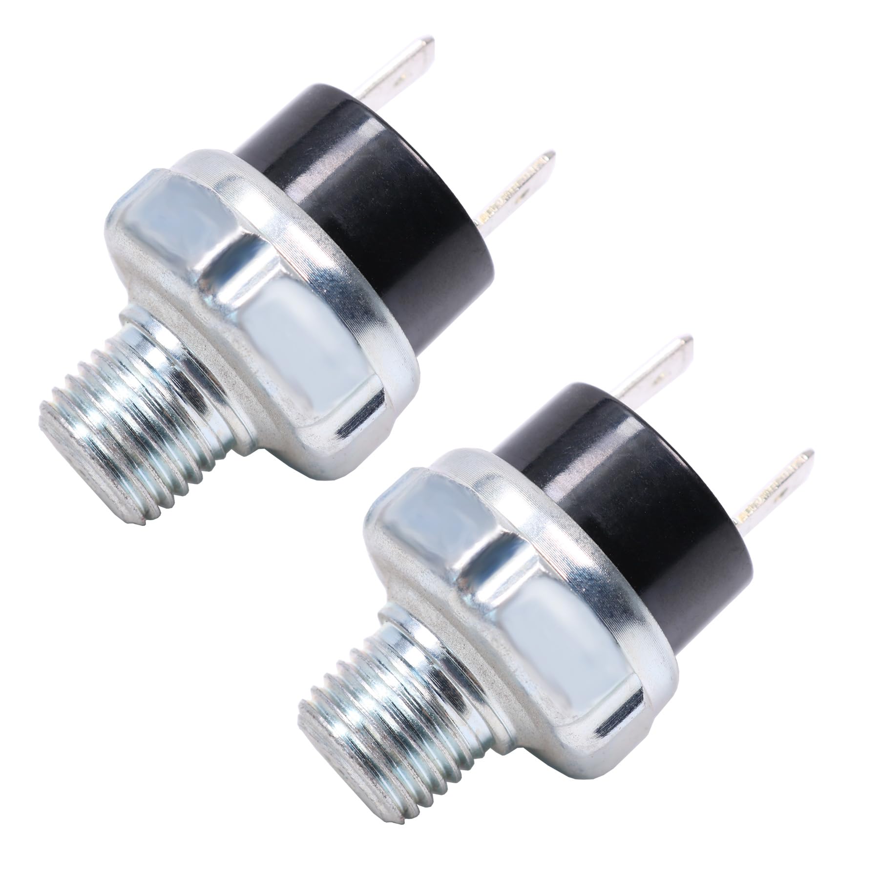 Photo 1 of 150-180 PSI Air Pressure Switch 150-180psi 1/4 inch Tank Mount Thread 1/4" NPT 12V/24V DC Air Compressor Tank Pressure Control Switch Train Horn Valve 2PCS