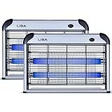 LiBa Bug Zapper Electric Indoor Insect Killer Mosquito, Bug, Fly Killer Powerful 2800V Grid (2-Pack)