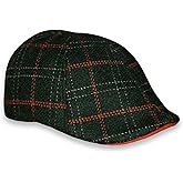 The Original Boston Scally Cap - The Celtic Bone Mens Flat Hat - Six Panel Newsboy Cap for Men - Green