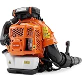 Getell 80cc Gas Backpack Leaf Blower, 900 CFM Cruise Control | 4.3 HP 6800 RPM Engine, 206 MPH Airflow, 88 dB Rating, Frame-Separated Suspension, 180-Degree Handle