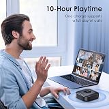 EMEET M0 Plus Conference Speakerphone 4 AI Mics 360° USB C Bluetooth view 6