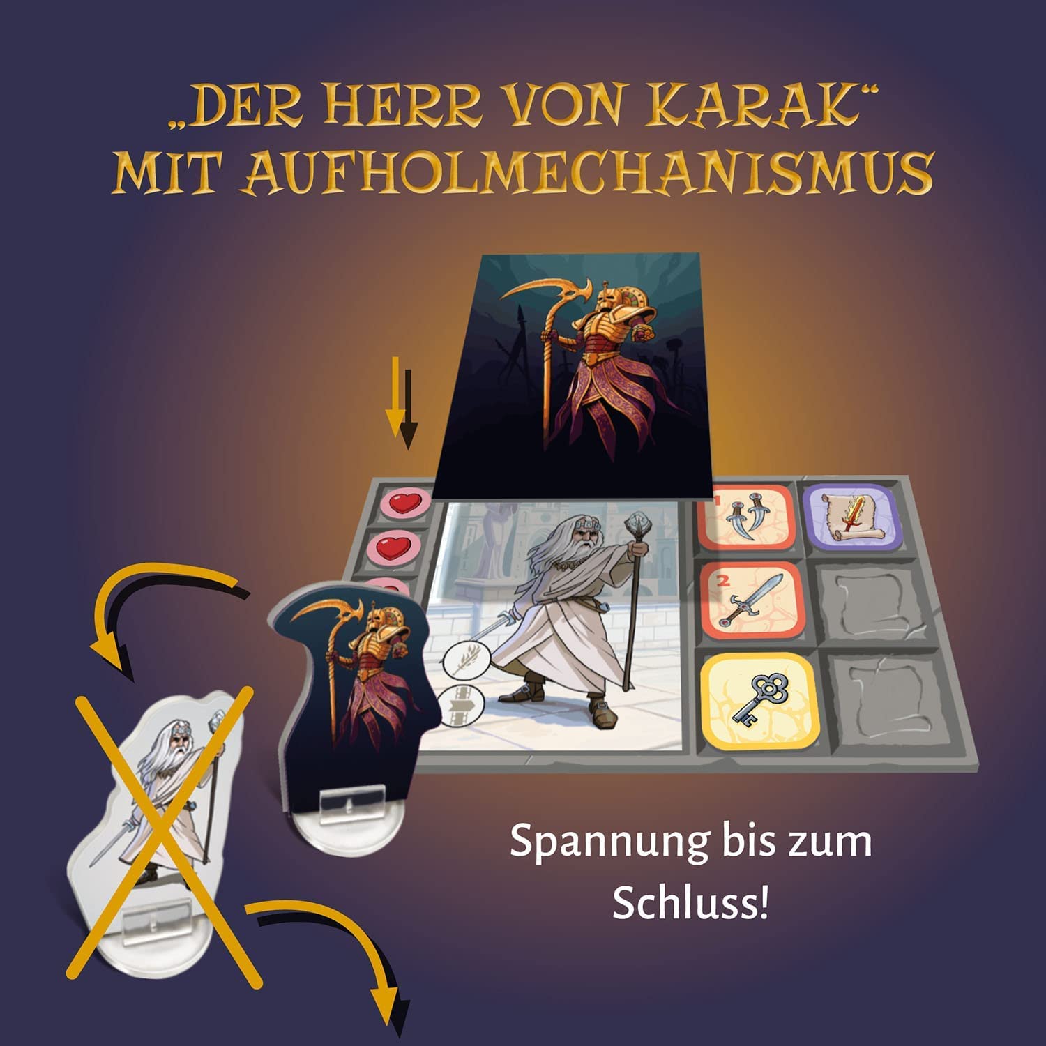 KOSMOS 683252 Karak - Regent - Erweiterung zum Basisspiel Karak, spannendes Kinderspiel ab 7 Jahre für 2-5 Personen, Fantasy Abenteuer Brettspiel, mit Würfeln, deutsche Anleitung, Gesellschaftsspiel 5