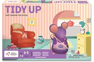 Chalk and Chuckles Tidy Up – Fun Sorting and Categorization Game for Kids Ages 3+