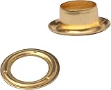 kuou Grommet Kit 100 Sets 1/4 Inch Eyelets Punch Kit Gold Silver view 5