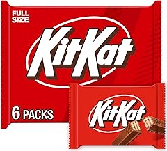 KIT KAT Milk Chocolate Wafer Candy Bars, 1.5 oz (6 Count)