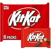 KIT KAT Milk Chocolate Wafer Candy Bars, 1.5 oz (6 Count)