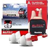Alpine MotoSafe Race Earplugs - Motorcycle Motorbike Hearing Protection -