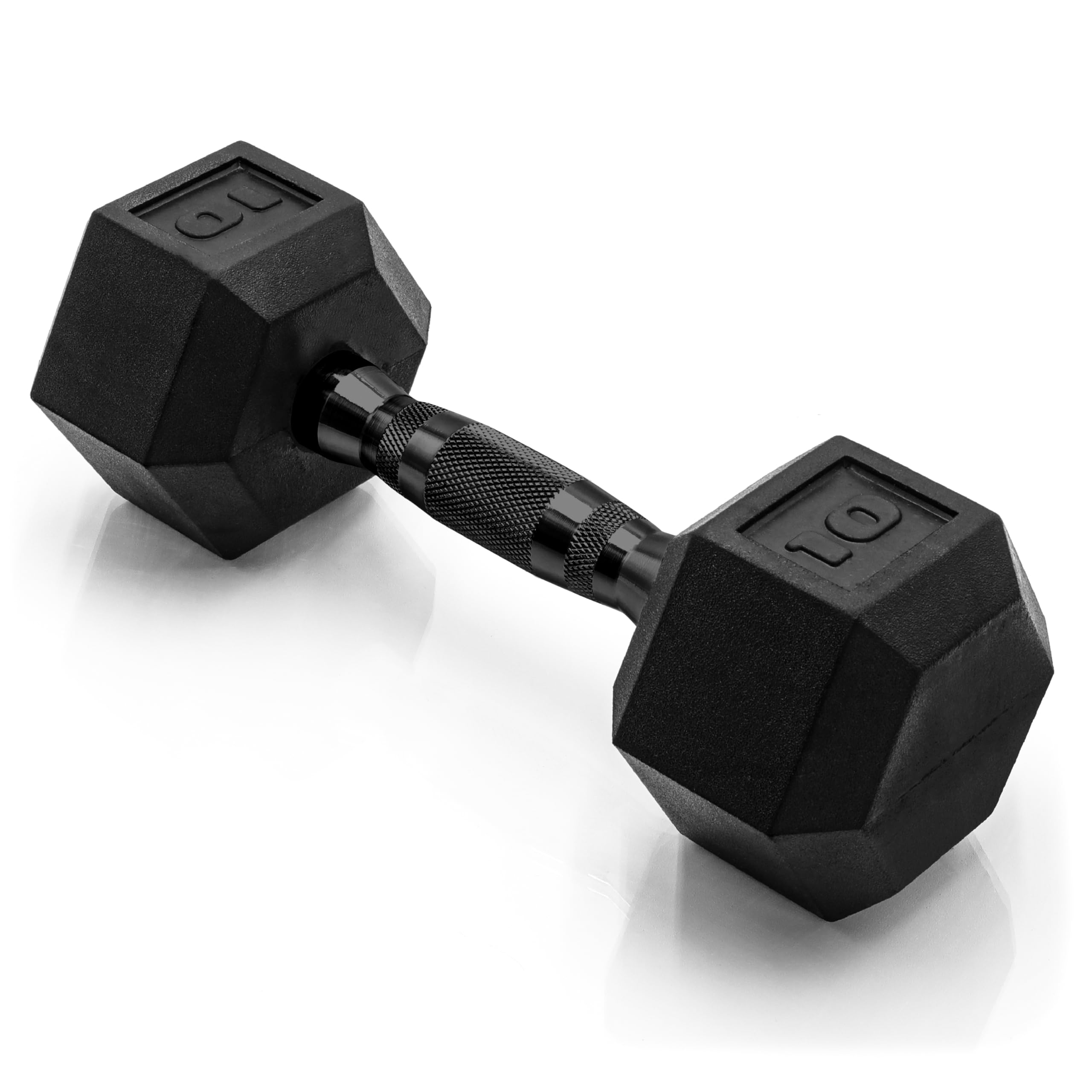 Photo 1 of ***** SET OF 4*******  CAP Barbell 10 LB Coated Hex Dumbbell Weight with Black Handle