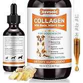 Liquid Collagen for Dogs Added Natural Pet Probiotics, Enhance Joint Support and Mobility, Collagen for Dogs Relieve Pet Skin