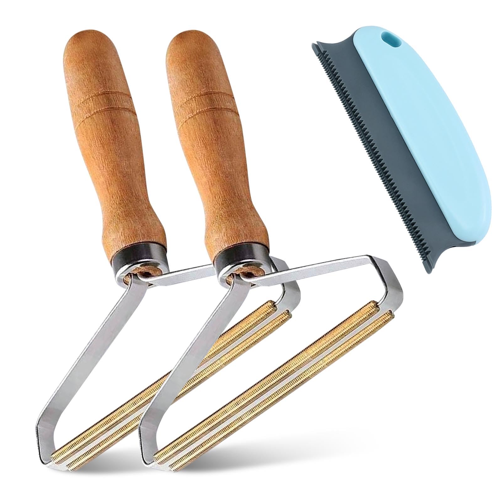 GWAWG 3 PCS Lint Remover Pet Hair Remover Carpet Scraper Resuable Carpet Hair Remover Tool for Cat Dog for Car Sofa Pet Bed Furniture Clothing